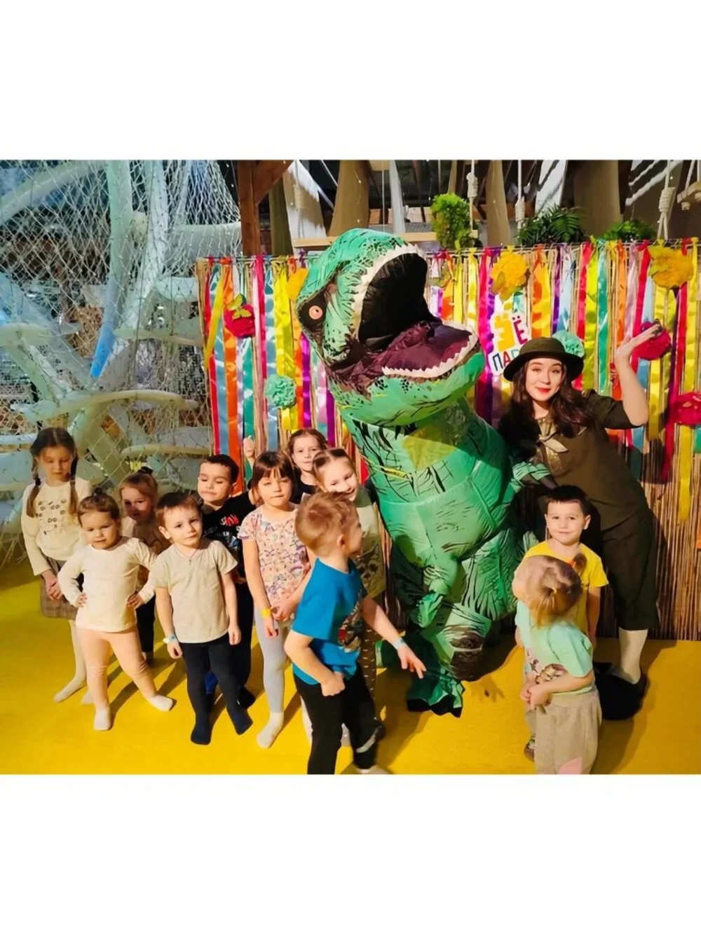 Inflatable T-Rex Costume for Adults - Fun Halloween Dino Outfit for Parties